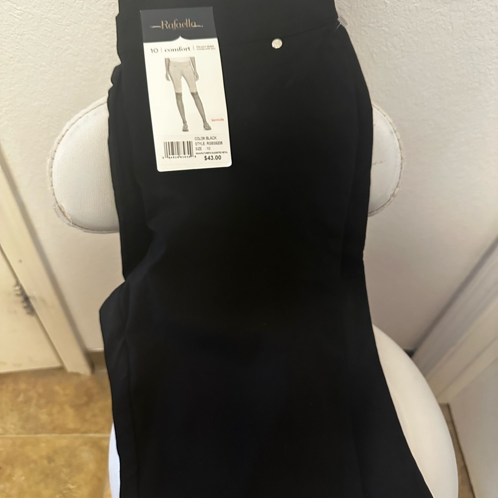 Rafaella Men's Classic Black Dress Pants